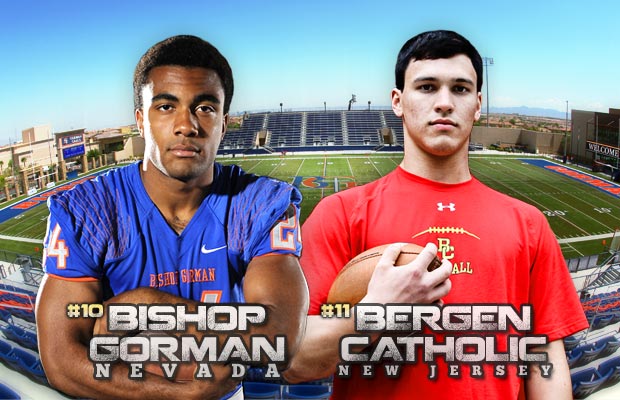 Bergen Catholic will trek all the way to Nevada this week in yet another Las Vegas-based national thriller. Bishop Gorman has already played host to Our Lady of Good Counsel.