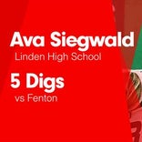Softball Recap: Ava Siegwald can't quite lead Linden over Fenton