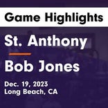 Bob Jones wins going away against St. Anthony
