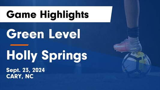 Soccer Game Preview: Green Level vs. Green Hope