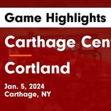 Carthage snaps four-game streak of wins at home