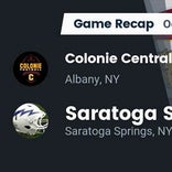 Football Game Recap: Colonie Central Raiders vs. Saratoga Springs Blue Streaks