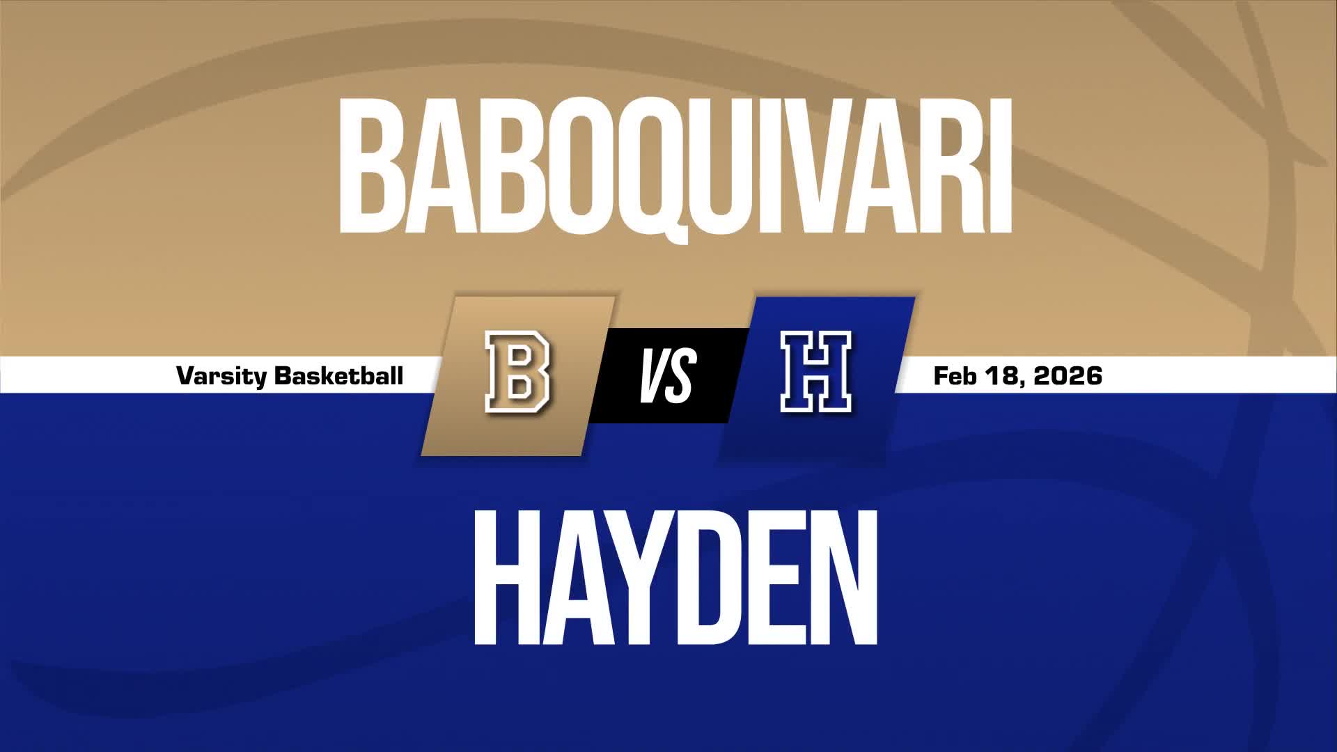 Basketball Recap: Hayden Continues Home Dominance  on Tuesday