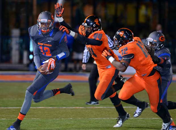 Washington's defense harassed Randall Cunningham, Jr. all night, and the Tornadoes left Las Vegas with a 28-12 victory over Bishop Gorman.