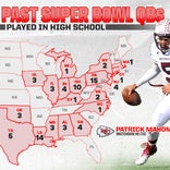 Past Super Bowl quarterbacks by state