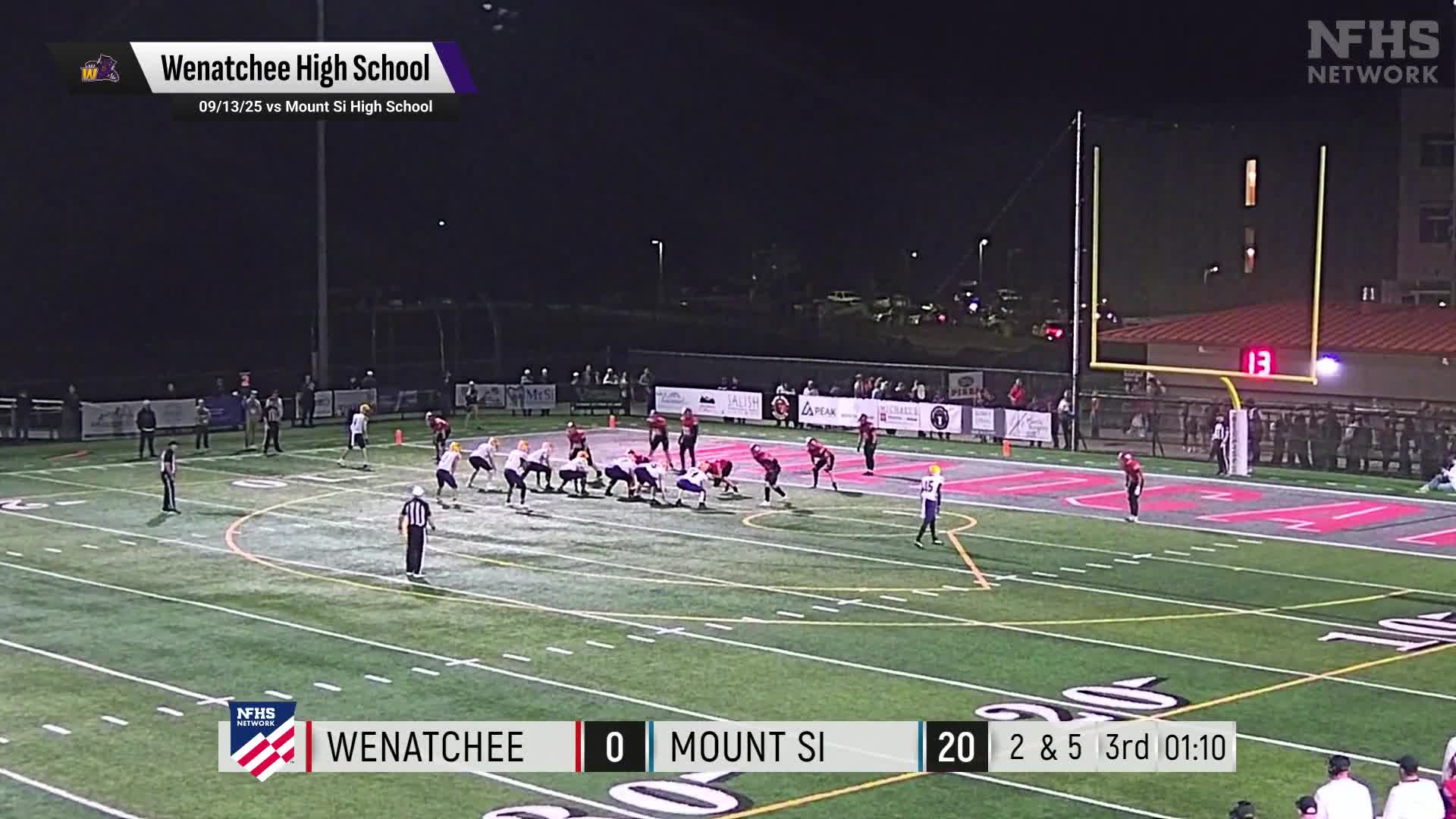 Football Recap: Wenatchee Drops Highest Score of Season Against 