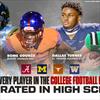 College Football Playoff: Where every player was rated coming out of high school