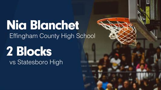 Nia Blanchet Game Report: @ Greenbrier