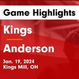 Kings wins going away against Anderson