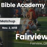 Football Game Recap: Oklahoma Bible vs. Fairview