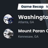 Football Game Recap: Mount Paran Christian Eagles vs. Washington Bulldogs