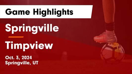 Soccer Recap: Timpview Takes a Loss