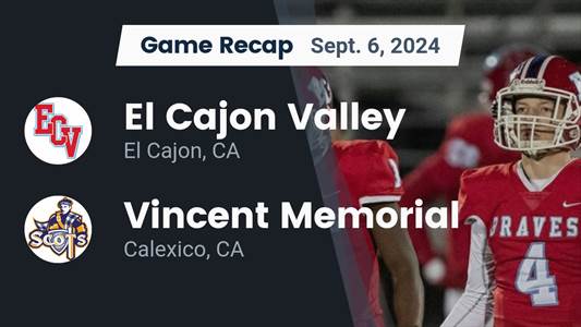Football Recap: Vincent Memorial Piles Up the Points Against Sou