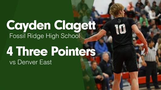 Cayden Clagett Game Report: @ Greeley West
