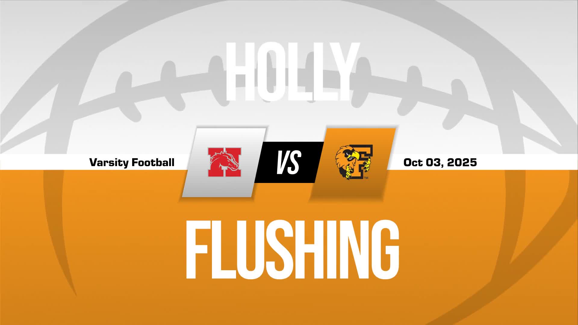 Football Game Preview: Holly Bronchos vs. Kearsley Hornets + How To Watch