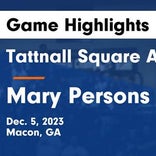 Mary Persons vs. Tattnall Square Academy