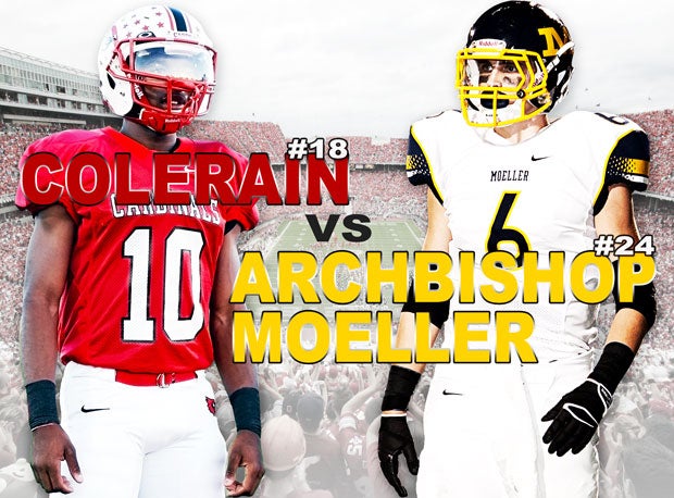 Colerain and Archbishop Moeller meet in a crosstown showdown this week.