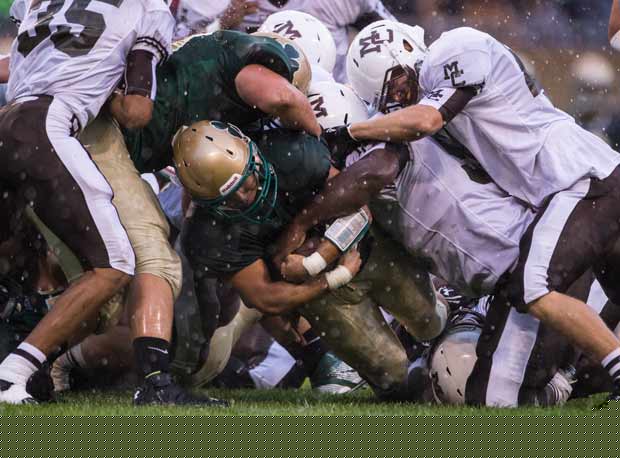 The Mount Carmel defense will try and pin Edwardsville with its first loss of the season.