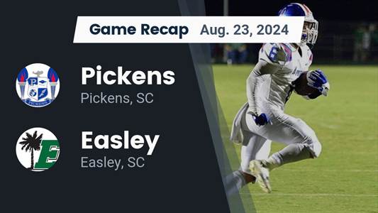 Football Recap: Easley Comes Up Short  on the Road Against Picke