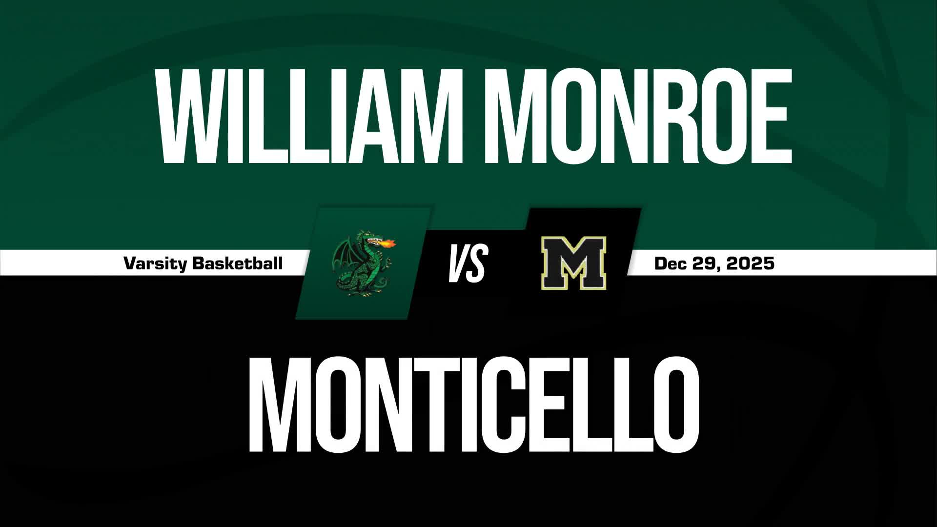 Basketball Recap: William Monroe Takes a Loss + How To Watch
