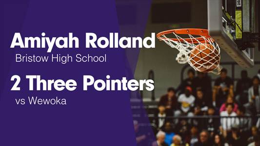 Amiyah Rolland Game Report: vs Cushing