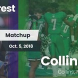 Football Game Recap: North Forrest vs. Collins