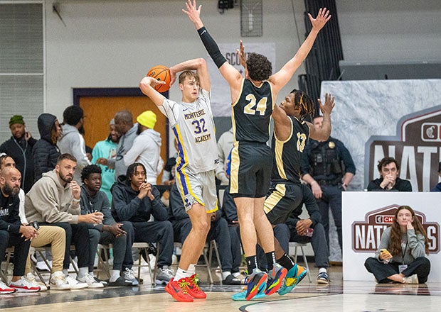 Cooper Flagg was a difference-maker on both ends of the floor Saturday for Montverde Academy. The future Duke Blue Devil averaged 20.0 points, 7.0 rebounds, 2.7 assists and 2.3 blocks per game at Chipotle Nationals. (Photo: Julie L. Brown)
