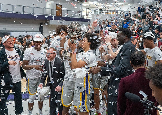 Montverde Academy celebrates its seventh Chipotle Nationals crown. (Photo: Julie L. Brown)