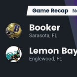 Football Game Recap: Lemon Bay Manta Rays vs. Booker Tornadoes