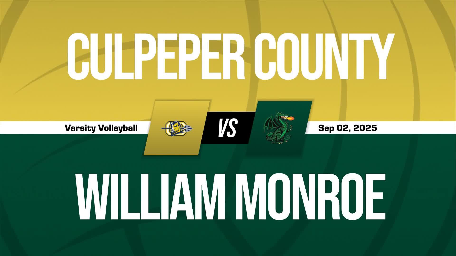 Volleyball Recap: Make It Four in a Row for William Monroe