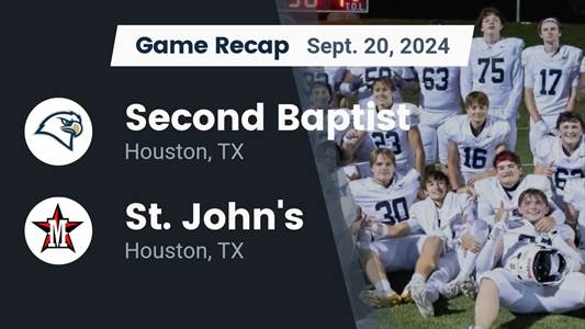 Football Game Preview: Second Baptist Eagles vs. Kinkaid Falcons