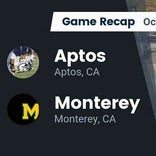 Football Game Recap: Monterey Dores vs. Aptos Mariners