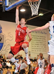 For his great shooting prowess,
Katin Reinhardt is a much better
athlete than most think.