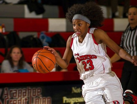 Rangeview freshman Dezmonea Antwine has established herself as one of the top newcomers in the state this season. She is averaging 15 points a game for the Raiders.