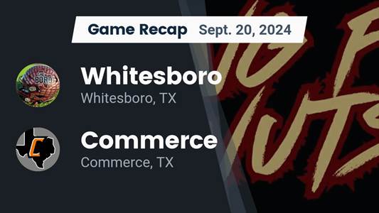 Football Recap: Commerce Takes a Loss