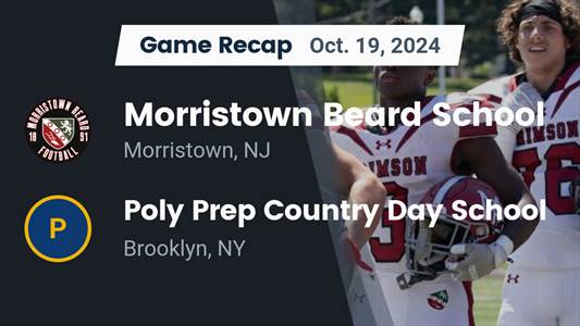 Football Recap: Poly Prep Country Day Beats Montclair Kimberley 