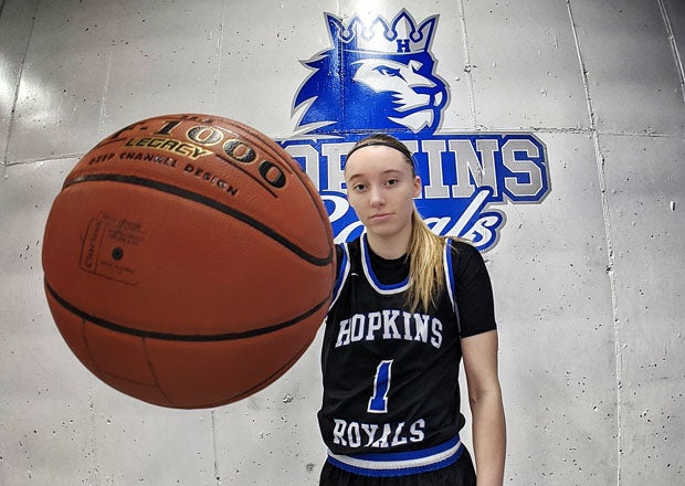 As a senior at Hopkins (Minnetonka, Minn.) in 2019-20, Paige Bueckers was the MaxPreps National Player of the Year and Athlete of the Year. 