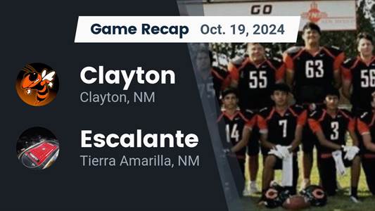 Football Recap: Escalante Comes Up Short