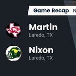 Football Game Recap: Martin Tigers vs. Nixon Mustangs