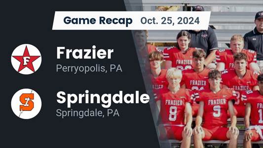 Football Recap: Springdale Comes Up Short