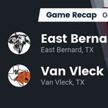 Football Game Recap: Van Vleck Leopards vs. East Bernard Brahmas