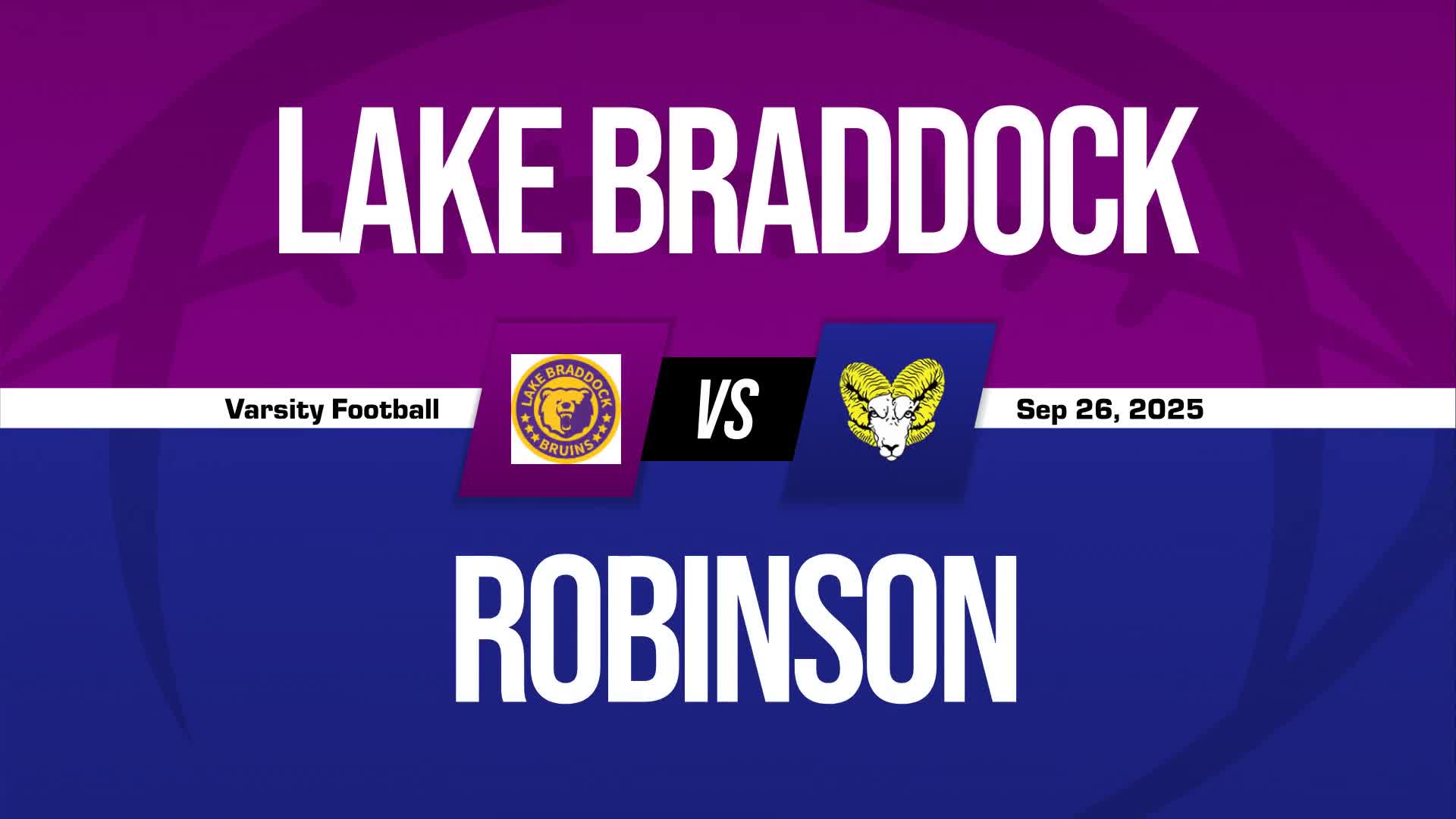 Football Recap: Robinson Sets Scoring Season-High Against Mclean