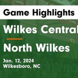 Basketball Game Recap: Wilkes Central Eagles vs. Surry Central Golden Eagles