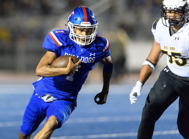 Folsom quarterback Kaiden Bennett.