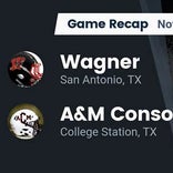 Football Game Recap: Wagner Thunderbirds vs. A&amp;M Consolidated Tigers
