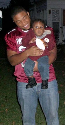 Kavonne Nottingham and son Jeremy