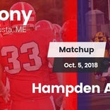 Football Game Recap: Cony vs. Hampden