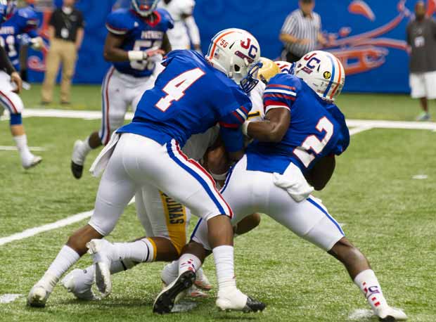 The Curtis defense will look to slow down Leonard Fournette and St. Augustine.