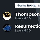 Football Game Recap: Resurrection Christian Cougars vs. Thompson Valley Eagles