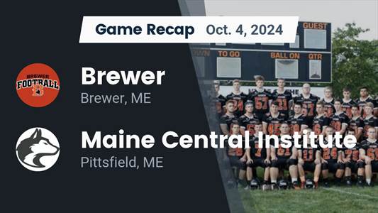 Football Game Preview: Brewer Witches vs. Hampden Broncos